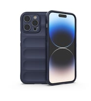 Apple iPhone 16 Pro Kılıf Elde Tutma Kolaylıkla Kaydırmaz Kenar Line Dizayn Opti (Lacivert)