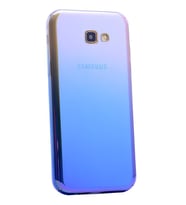 Galaxy J5 Prime Kılıf Parlak Renk Geçişli Kılıf (Mavi)