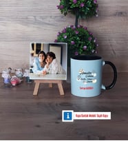 Anneler Günü Hediyesi Fotoğraflı Dekoratif Taş, Kupa Bardak Beyaz Hediye (Model 11)