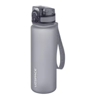 Uzspace 500 ml Tritan Su Matarası 13 farklı Renk Softtouch  (Gri)
