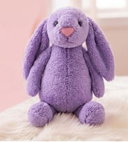 Uyku Arkadaşım Uzun Kulak Bunny Peluş Tavşan 65 cm (Lila)