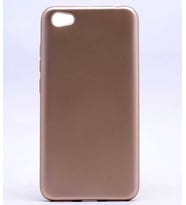 Xiaomi Redmi Note 5A Kılıf Soft Mat Premier Case (Gold)