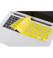 Laptop MacBook Air Pro Klavye Koruyucu 13-15-17inc Amerika İngilizce Baskı A1466 (Sarı)