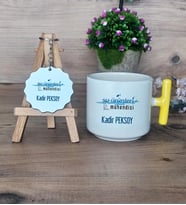 Su Ürünleri Mühendisi Hediye Seti Kupa Bardak T Kulplu ve Anahtarlık Mühendisler Günü Hediyesi (Model 5)