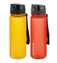Uzspace 2'li Tritan Matara Seti 500 ml 14 Farklı Renk Seçeneği FiftyFifty (Kırmızı-Saks)