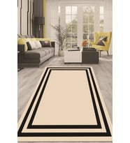 Dijital Kaymaz Taban Yıkanabilir Modern Renkli Salon Halısı Mutfak Halısı Yolluk ND-HT-1595 (Krem)