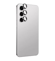 Galaxy S24 Plus Uyumlu Titanium Premium Temperli Kamera Lens Koruyucu (Gri)