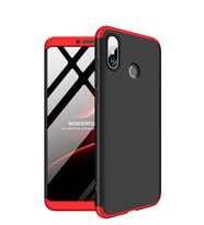 Microsonic Xiaomi Redmi Note 5 Kılıf Double Dip 360 Protective (Kırmızı)