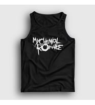 Presmono Unisex Sarı Logo My Chemical Romance Atlet 70993tt (Siyah)