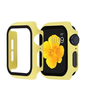 Apple Watch 44mm Full Kasa Korumalı Ekran Koruyucu (Sarı)