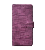 Xiaomi Mi 9 SE Spor Kumaş Cüzdan Kılıf Kırılmaz Ekran Koruyucu (Mor)