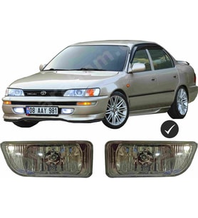 Toyota Corolla Efsane Kasa Sis Farı (Siyah)