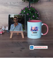 Mali Müşavir Fotoğraflı Dekoratif Taş, Kupa Bardak Beyaz HediyeMuhasebeciler Günü Hediyesi (Model 6)
