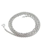 Söğütlü Silver Gümüş halat zincir (Gümüş)