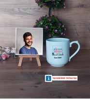 Kimya Mühendisi Fotoğraflı Dekoratif Taş, Kupa Bardak Beyaz Hediye (Model 5)