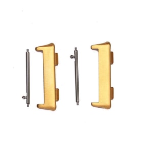 Oppo Watch 46mm 22mm Metal Kordon Dönüştürücü Apartı (Gold)