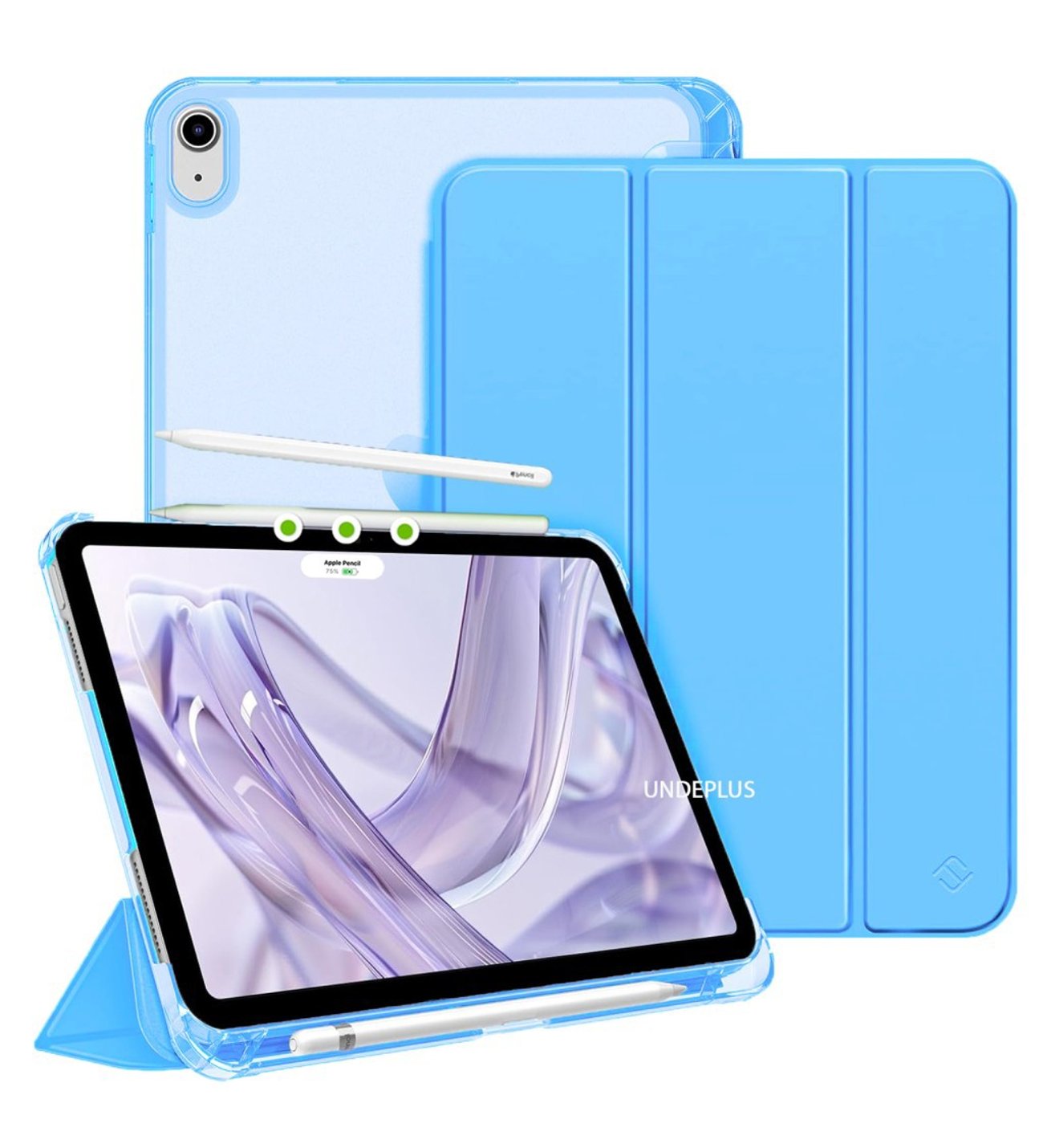 Apple iPad Air 13inç M2 Kılıf Flip Cover Kalem Bölmeli PC Case