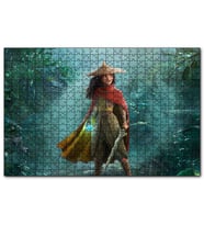 Cakapuzzle Raya ve Son Ejderha Ormanda Görseli  Puzzle Yapboz MDF (Ahşap) (1000 Parça)