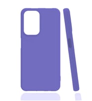 Kvy İnfinix Note 8 Biye Silikon Kılıf (Lila)
