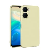 Vivo Y16 Kılıf Soft Mat Premier Case Kapak (Gold)