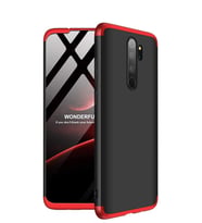Microsonic Xiaomi Redmi Note 8 Pro Kılıf Double Dip 360 Protective (Kırmızı)