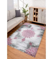 Dijital Kaymaz Taban Yıkanabilir Renkli Salon Halısı Mutfak Halısı Yolluk ND-SD-1174 (Çok Renkli)