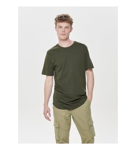 Only & Sons Erkek Kısa Kollu Regular Fit T-shirt 22002973 (Yeşil)