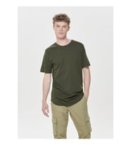 Only & Sons Erkek Kısa Kollu Regular Fit T-shirt 22002973 (Yeşil)