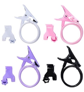 Akrobat Telefon Tutucu Oynar Başlıklı (Siyah) (Pembe)