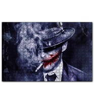 Cakapuzzle Sigara İçen Joker ve Dumanlar  Puzzle Yapboz MDF (Ahşap) (500 Parça)