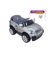 Aliş Tx-5 Sport Uzaktan Kumandalı Akülü Araba 12 Volt (Gri)