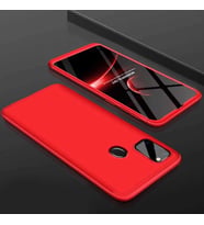 Galaxy M21 Kılıf Zore Ays Full Koruma Kılıf (Kırmızı)