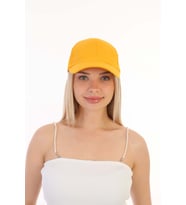 Unisex Ayarlanabilir Spor Basic Şapka (Sarı)