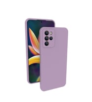 Omix X700 Kılıf Kamera Korumalı Silikon Rubber Arka Kapak (Lila)