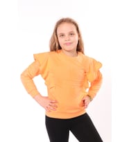 Toontoy Kız Çocuk Baskılı Sweatshirt (Oranj)