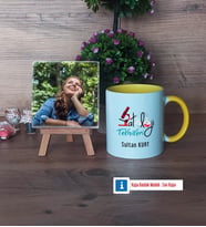 Patoloji Teknikeri Fotoğraflı Dekoratif Taş, Kupa Bardak Beyaz Hediye Tıp Bayramı Hediyesi (Model 7)
