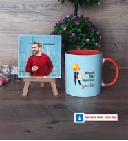 Mühendisler Günü Hediyesi Fotoğraflı Dekoratif Taş, Kupa Bardak Beyaz Hediye (Model 13)