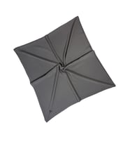 Mısırlı Eşarpları Medine İpeği Eşarp 120x120 cm (Gri)