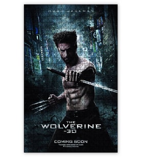 Cakapuzzle The Wolverine Film Poster Puzzle Yapboz MDF (Ahşap) (255 Parça)