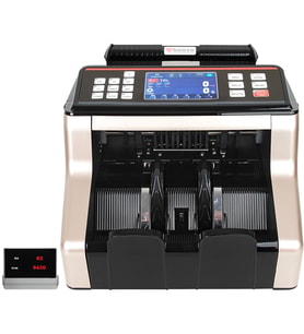 Baove GB8200B Karışık Para Sayma Makinesi - Sahte Para Yakalama - Türkçe Konuşma + Müşteri Ekranı (Gold)