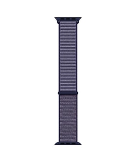 Microsonic Apple Watch Series 2 38mm Hasırlı Kordon Woven Sport Loop (Lacivert)