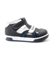 Arzen 4015 Önü Kapalı Erkek Çocuk Bebe Sandalet Ayakkabı (Gri)