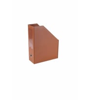Magazinlik Deri Masa Üstü A4 Organizer File Holder Rainbow Vegan 9x23x30 cm (Taba)