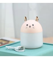 Sevimli Kawaii Kedi Hava Nemlendirici Lamba (Pembe)