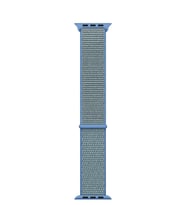 Microsonic Apple Watch Series 4 44mm Hasırlı Kordon Woven Sport Loop (Mavi)