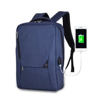 My Valice Smart Bag ACTİVE Usb Şarj Girişli Slim Notebook Sırt Çantası (Lacivert)