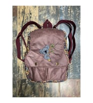 Koala Nakışlı Etnik Otantik Bohem Sırt Çantası Günlük Seyahat Kullanım (Gri)