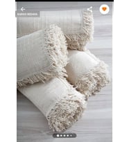 %100 Pamuklu Buldan İşi Bordo Renk Çekyat Örtüsü 180*250 cm (D.Krem)