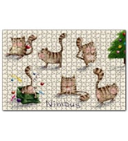 Cakapuzzle Nimbus Yaramaz Kediler  Puzzle Yapboz MDF (Ahşap) (1000 Parça)