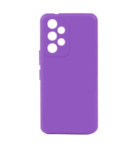 Samsung Galaxy A73 5G Kılıf Kamera Korumalı Silikon Rubber Arka Kapak (Lila)